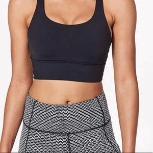 Lululemon Energy Sports Bra, Size 14, Black
